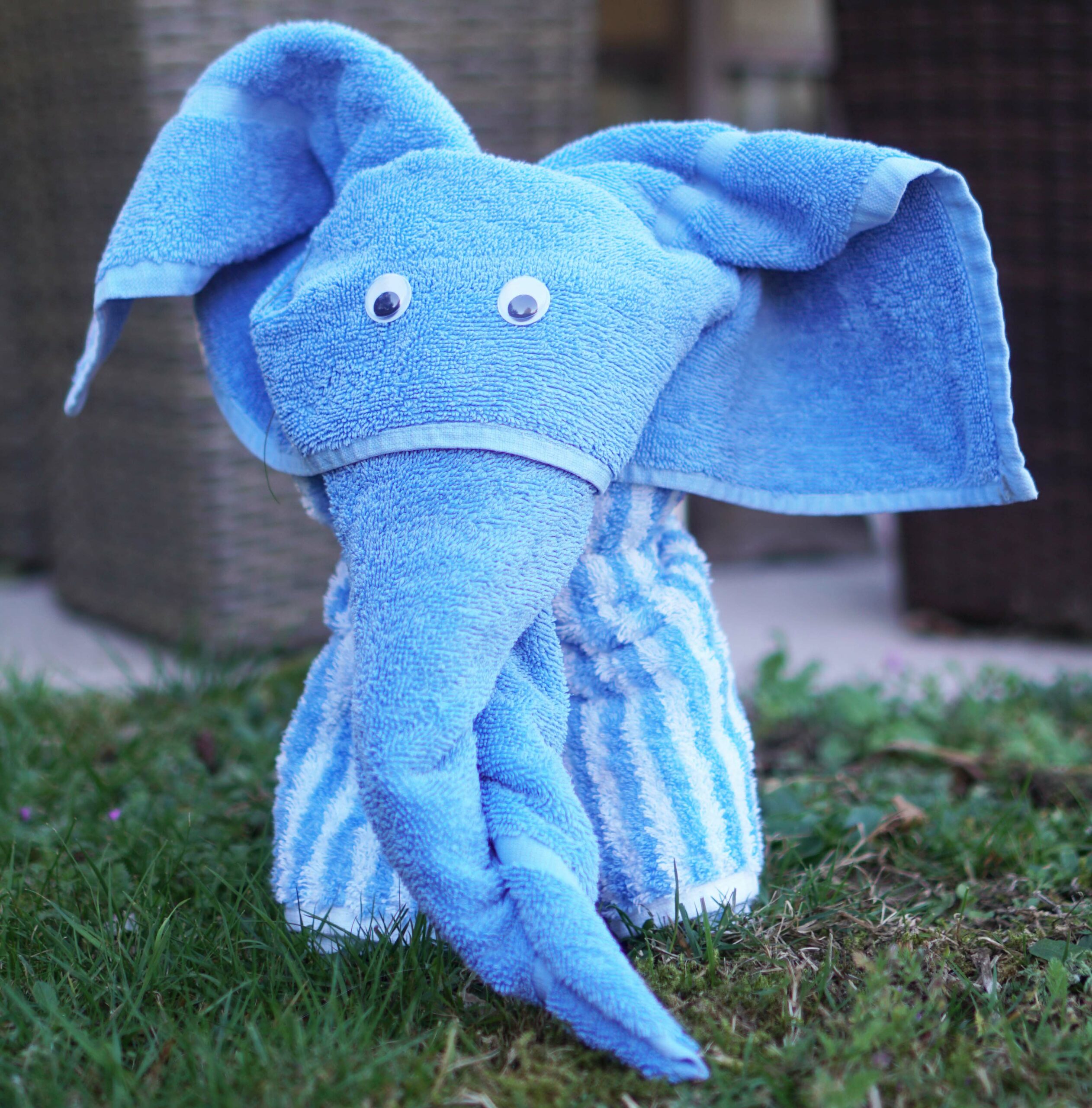 Handtuch Origami Elefant 7
