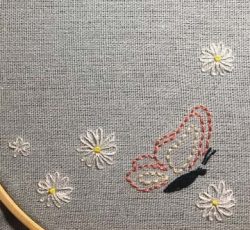Stickmotiv Schmetterling PDF