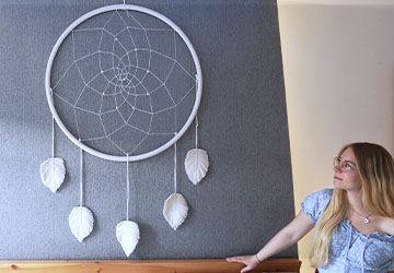 Makramee XXL-Traumfänger