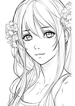Manga Anime Ausmalbilder