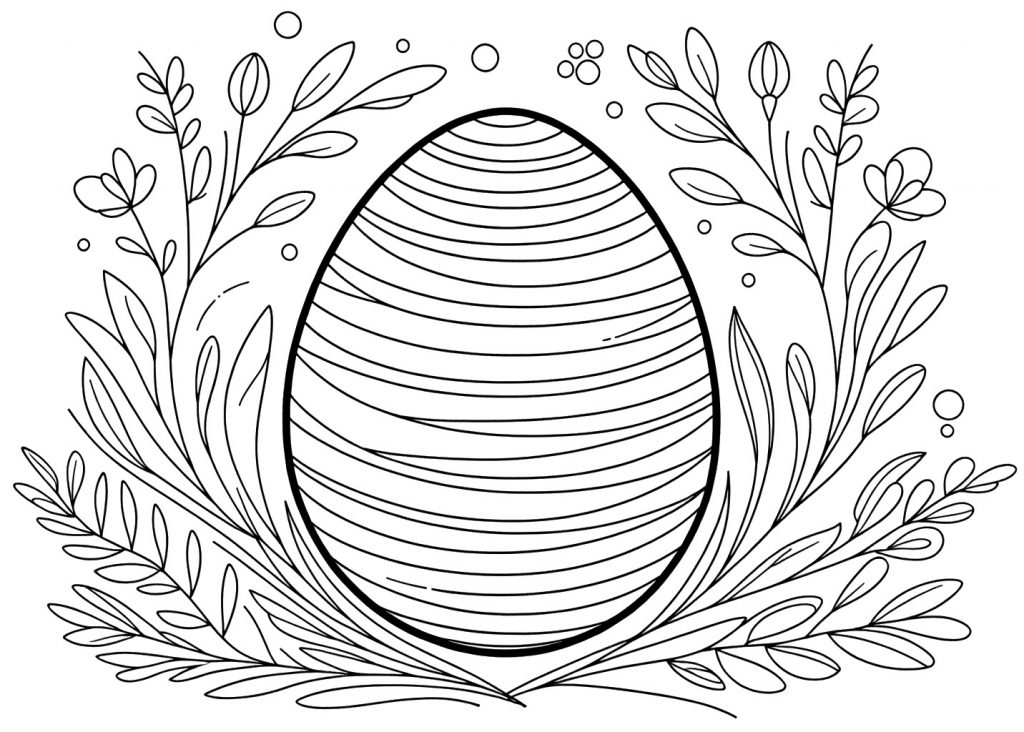 Osterkarte Osterei