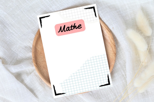 Mathe Deckblatt