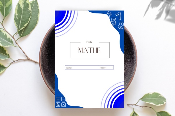 Mathe Deckblatt