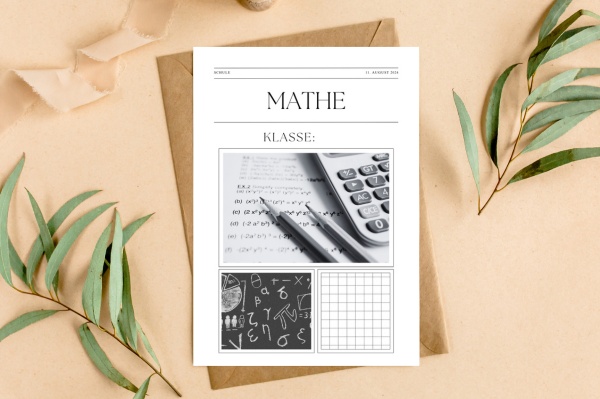 Mathe Deckblatt