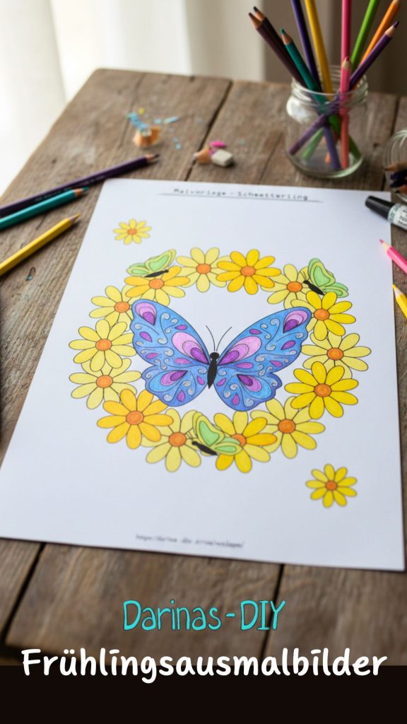 Ausmalbilder Schmetterling