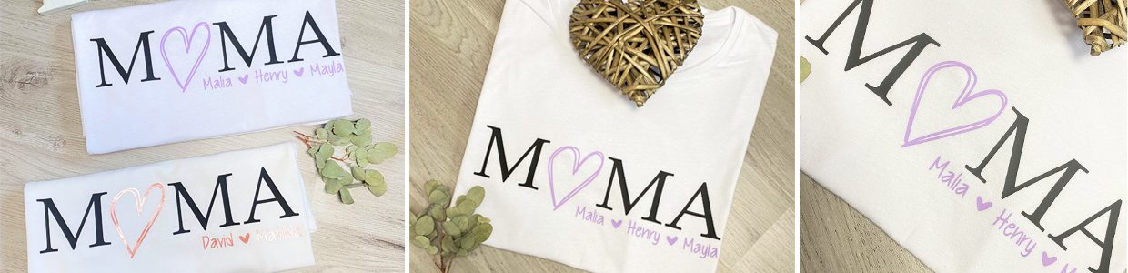 Geschenkidee, T-shirt, Personalisiert, Muttertag